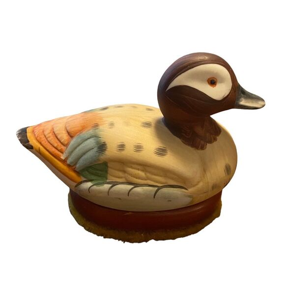 Vintage Ceramic Mallard Duck Lint Brush - Picture 3 of 8